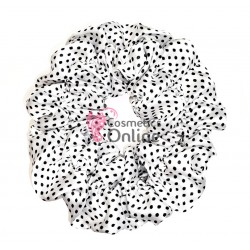 Elastic pentru par Cod ECD029AA Alb cu buline